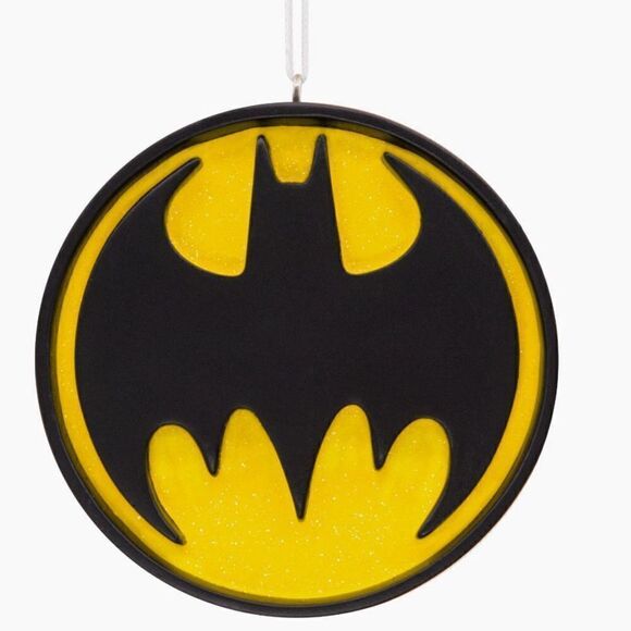 HALLMARK Batman Bat Signal DC Comics Christmas Ornament New - Picture 2 of 11